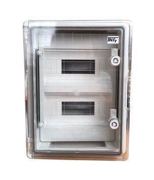 Корпус пластиковий TechnoSystems ЩРН-П-24 PRO, пр. дв. ABS IP65 12х2 300х400х170 TNSy5505311 TNSy5505311 фото