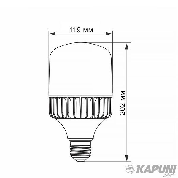 LED лампа VIDEX A118 50W E27 5000K VL-A118-50275 24252 фото