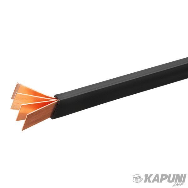 Гнучка мідна шина в ізоляції Vector VS WAVE PLUS 4&times;20&times;1, 402 А, L2000 мм WPVS2041 WPVS2041 фото