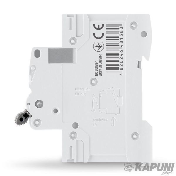 Автоматический выключатель RS6 1п 16А 6кА С VIDEX RESIST VF-RS6-AV1C16 26547 фото