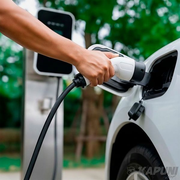 Зарядный кабель для электромобиля Type 2,16А, 1-фазный 8 метра EnerGenie EV-T2MF-3.7KW-8M фото