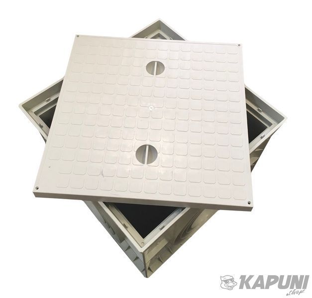 Колодец кабельный пластиковый TechnoSystems ККп-5 с крышкой 550х550х550мм TNSy5505631 TNSy5505631 фото