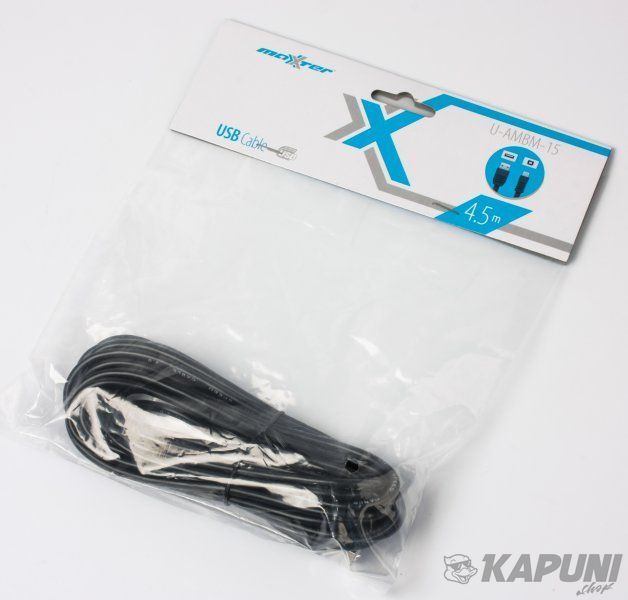 Кабель USB2.0 AM/BM, 4.5м, черный, U-AMBM-15 U-AMBM-15 фото