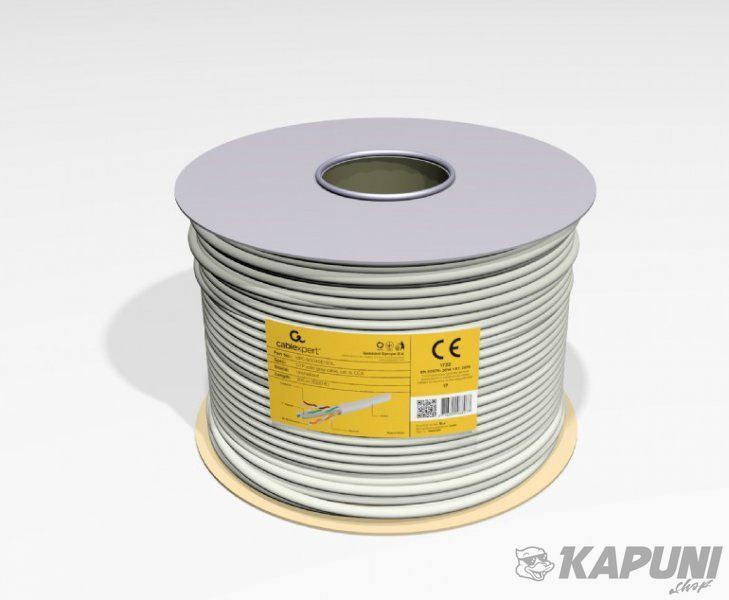 CAT6, одножильная, алюминий под медью (CCA), AWG24, неэкранированная, 305 м Cablexpert UPC-6004SE-SOL UPC-6004SE-SOL фото