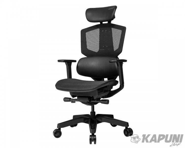 Кресло геймерское эргономичное, дышащий текстиль, черный Cougar Argo One (Black) Argo One (Black) фото