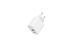 Сетевое зарядное устройство для Gembird 1 USB-A + 1 Type-C (PD20Вт + QC3.0 18Вт), белый TA-UC-PDQC20-01-W TA-UC-PDQC20-01-W фото 1