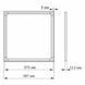 LED панель ART VIDEX 40W 5000K VL-PA405W 23985 фото 4