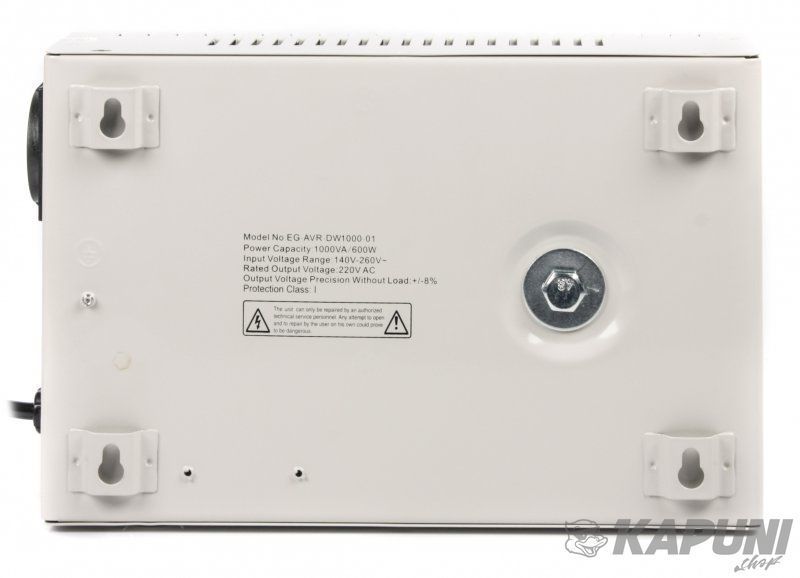 Автоматический регулятор напряжения, 230 В, 1000 ВА EnerGenie EG-AVR-DW1000-01 EG-AVR-DW1000-01 фото
