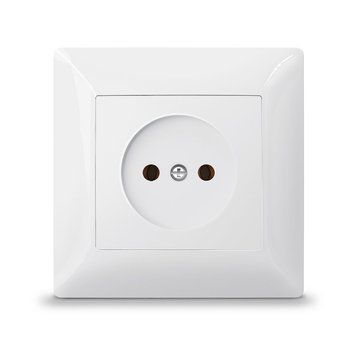 Розетка одинарная белая TITANUM STANDARD, 250 V, IP20 TF-ST-SK1-W 25978 фото