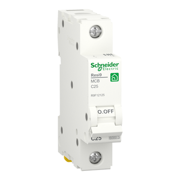 Автоматичний вимикач RESI9 Schneider Electric 25 А, 1P, крива C, 6кА R9F12125 фото