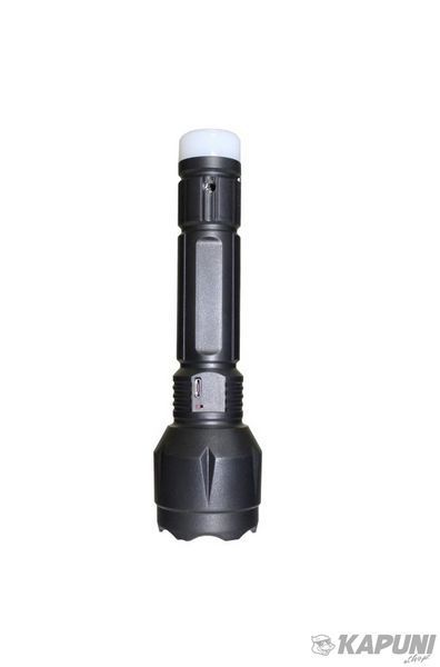 Фонарь аккумуляторный ручной LED FL5 1+1W 6500K 3/4H 100L bat: 3,7V 1,2A Black TNSy TNSy5001244 фото