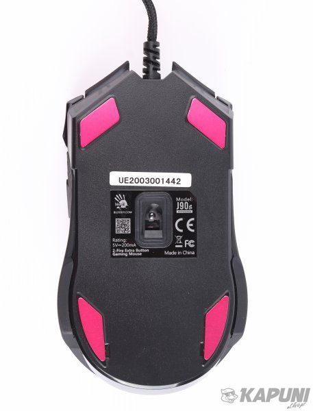 Миша ігрова Activated, Extra Fire Button, 8000 CPI, RGB, 20 млн. натискань Bloody J90s Bloody (Black) J90s Bloody (Black) фото