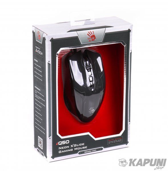Ігрова миша Bloody Neon XGlide, оптична 3200 CPI Bloody Q50 Bloody Battlefield Q50 Bloody Battlefield фото