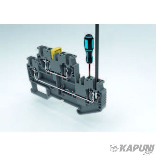 Клема Klemsan YBK SLD 220 В AC під запобіжник 4 мм бежева 0.0.0.3.55770 0.0.0.3.55770 фото