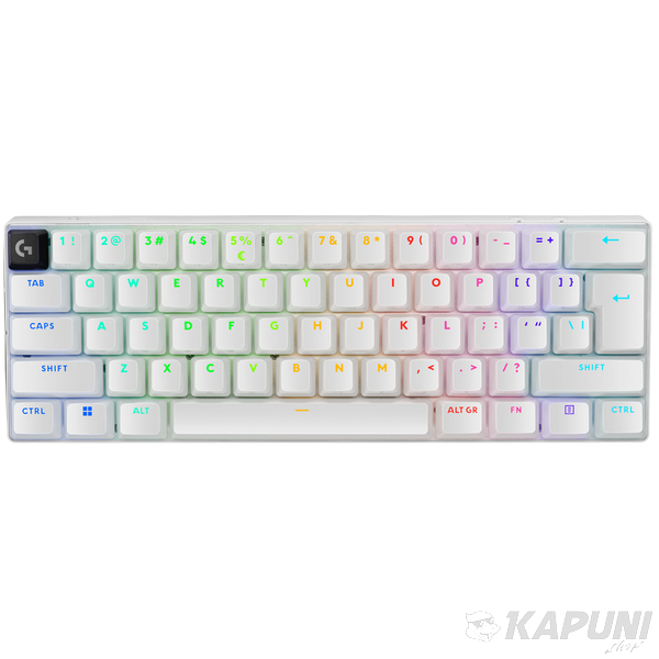 LOGITECH G PRO X 60 LIGHTSPEED Wireless Gaming Keyboard (Tactile) - WHITE - US INT'L - 2.4GHz/BT - EMEA28-935 - TACTILE SWITCH L920-011930 фото