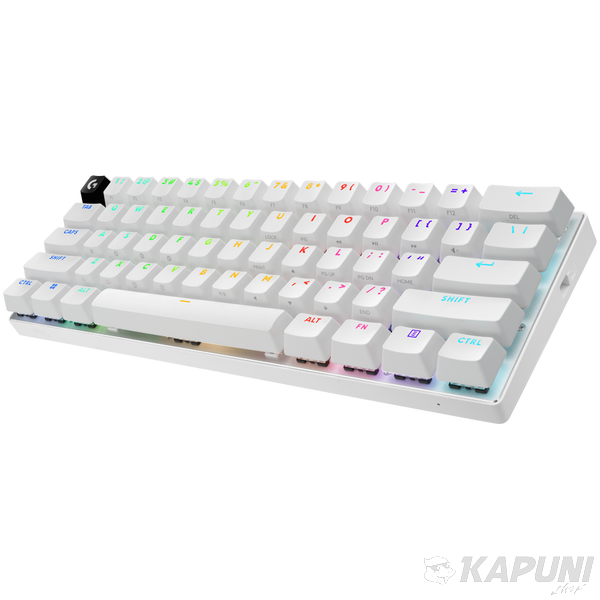 LOGITECH G PRO X 60 LIGHTSPEED Wireless Gaming Keyboard (Tactile) - WHITE - US INT'L - 2.4GHz/BT - EMEA28-935 - TACTILE SWITCH L920-011930 фото
