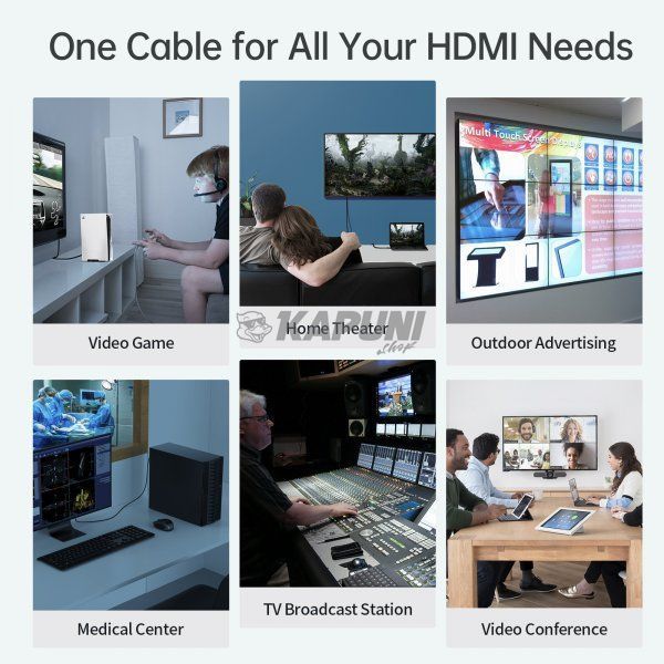 Кабель HDMI V.2.1, 8К 60 Гц, HDR10, HLG, 48Gbps, YUV 4:4:4, позолоченные коннекторы, 2 м Choetech XHH-TP20 XHH-TP20 фото