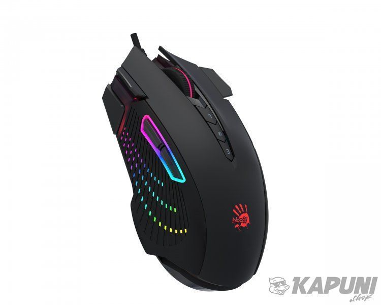 Миша ігрова Activated, Extra Fire Button, 8000 CPI, RGB, 20 млн. натискань Bloody J90s Bloody (Black) J90s Bloody (Black) фото