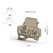 Клема Klemsan YBK SLD 220 В AC під запобіжник 4 мм бежева 0.0.0.3.55770 0.0.0.3.55770 фото 2