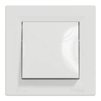 Выключатель одноклавишный Schneider Electric Asfora IP44 белый EPH0100221 EPH0100221 фото