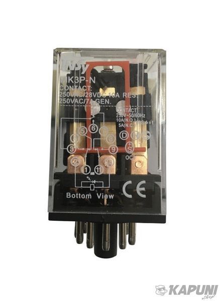 Реле промежуточное РП3к3-MK3P 10А 24DС LED 3p TNSy TNSy5505157 фото