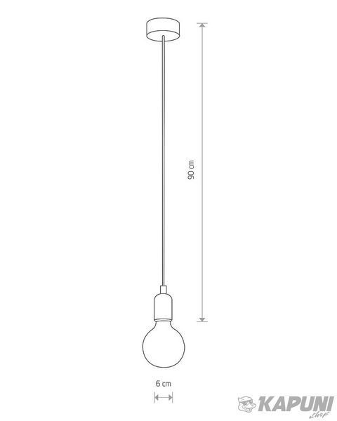 Подвесной светильник Nowodvorski 6404 Silicone I Zwis E27 1x60W IP20 Black 6404 фото