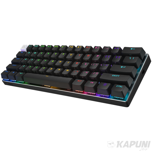 LOGITECH G PRO X 60 LIGHTSPEED Wireless Gaming Keyboard (Tactile) - BLACK - US INT'L - 2.4GHz/BT - EMEA28-935 - TACTILE SWITCH L920-011911 фото