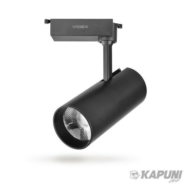 LED світильник трековий VIDEX 30W 4100K чорний VL-TR04-304B 25913 фото