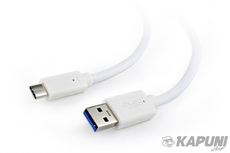 Кабель USB 3.0 A-тато/C-тато, 0.1 м, преміум, CCP-USB3-AMCM-W-0.1M CCP-USB3-AMCM-W-0.1M фото