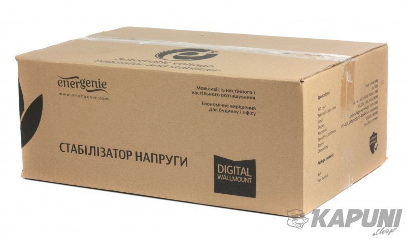 Автоматический регулятор напряжения, 230 В, 5000 ВА EnerGenie EG-AVR-DW5000-01 EG-AVR-DW5000-01 фото
