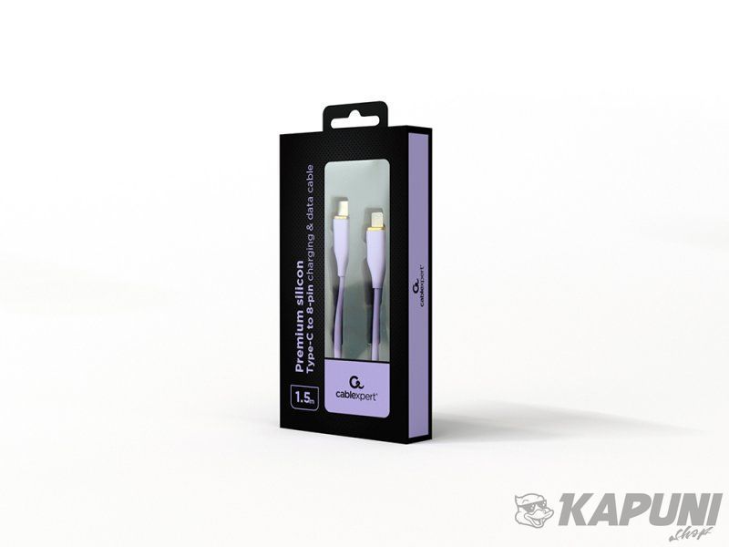 Кабель USB 2.0 Cablexpert С-папа/Lightning, 1.5 м, премиум, 2.25 А CC-USB2S-CM8PM-1.5MP CC-USB2S-CM8PM-1.5M-P фото