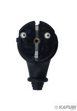 Вилка з боковим вводом з/к RUBBER IP44 TNSy TNSy5000073 фото