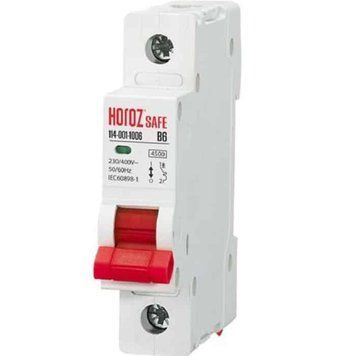Автоматичний вимикач Horoz Electric SAFE 6А 1P В 114-001-1006-010 114-001-1006-010 фото