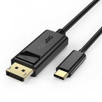 Кабель USB-C на DisplayPort, 8K 60 Гц, 1,8 м Choetech XCP-1801BK XCP-1801BK фото