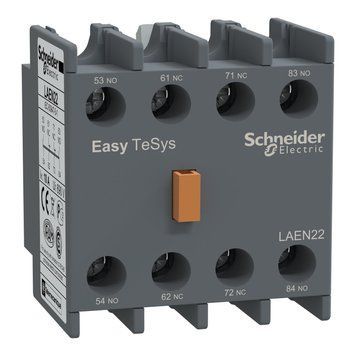 Контактор Schneider Electric Блок додаткових контактів EasyTeSys 2no 2nc LAEN22 LAEN22 фото