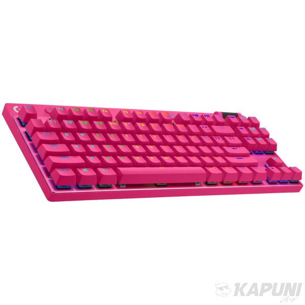 LOGITECH G PRO X TKL LIGHTSPEED Mechanical Gaming Keyboard - MAGENTA - US INT'l - TACTILE L920-012159 фото