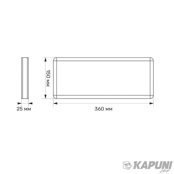 LED светильник аварийный ВИХІД односторонній TITANUM 230V, 0.8 W, Ni-Cd 1.2V, IP20 TL-EM101-S 27386 фото