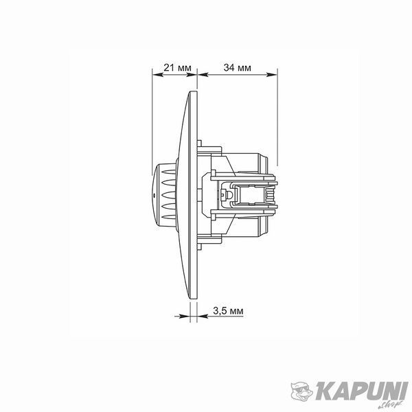 Димер 600Вт білий VIDEX BINERA, 15-600 W, 250 V, IP20 VF-BNDM600-W 24437 фото