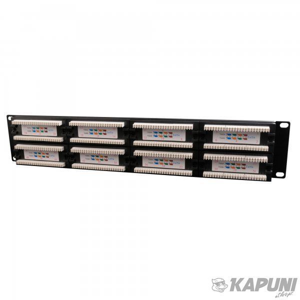 Патч панель Cablexpert Cat 5e, 48 портов, UTP NPP-C548CM-001 NPP-C548CM-001 фото