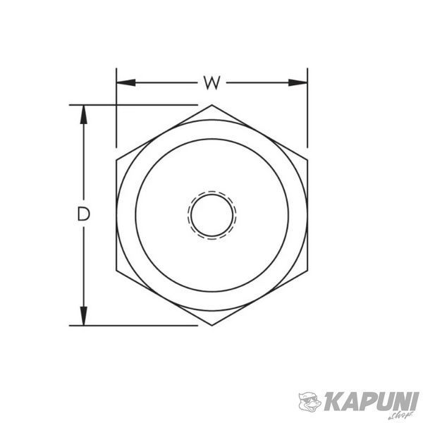 Ізолятор nVent ERIFLEX ISO TP 40 MM8&times;17/FM8&times;8 542050 542050 фото