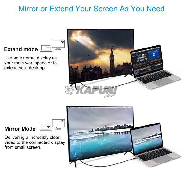 Кабель USB-C на DisplayPort, 8K 60 Гц, 1,8м Choetech XCP-1801BK XCP-1801BK фото
