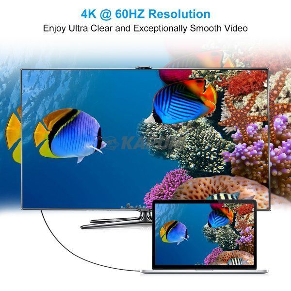 Кабель USB-C на DisplayPort, 8K 60 Гц, 1,8м Choetech XCP-1801BK XCP-1801BK фото
