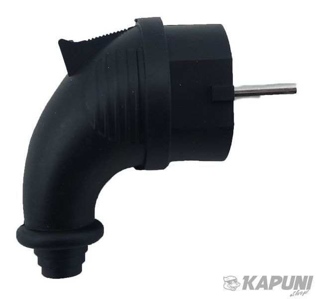 Вилка з боковим вводом з/к RUBBER IP44 TNSy TNSy5000073 фото