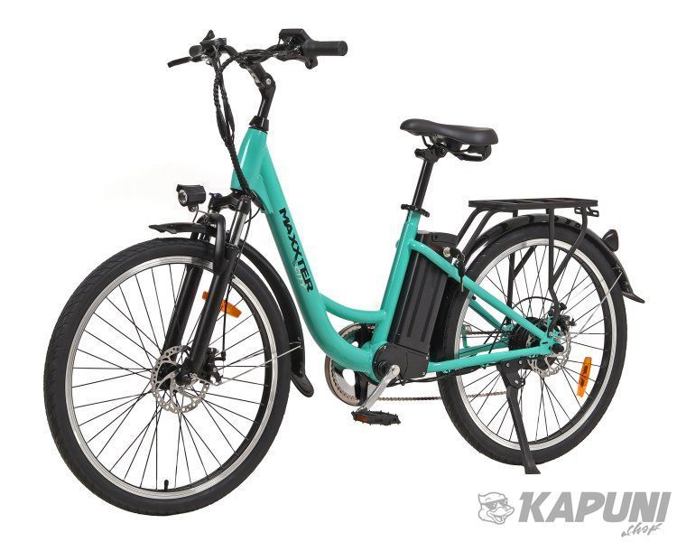 Электрический велосипед Maxxter CITY 2.0 250W (светло-синий) CITY 2.0 (LightBlue) CITY 2.0 (LightBlue) фото
