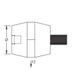 Ізолятор nVent ERIFLEX ISO TP 40 MM8&times;17/FM8&times;8 542050 542050 фото 4