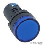 Лампа AD22DS d22mm 24В AC/DC синій TNSy TNSy5500240 фото