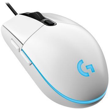 LOGITECH G102 LIGHTSYNC Corded Gaming Mouse - WHITE - USB - EER L910-005824 фото