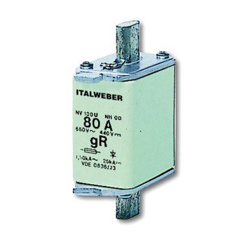 Ножовий запобіжник Italweber gR/aR NH0 160 А 1544160 1544160 фото