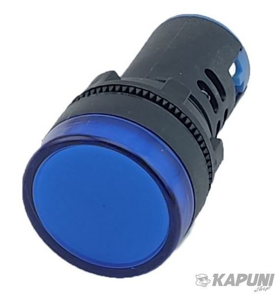 Лампа AD22DS d22mm 24В AC/DC синій TNSy TNSy5500240 фото