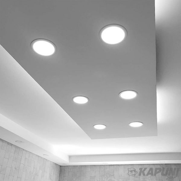 LED світильник Back вбудований круглий VIDEX 26W 5000K VL-DLBR-265 26903 фото
